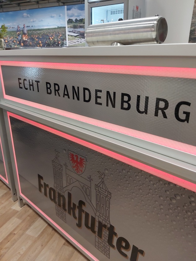 Foto vom Stand des Frankfurter Brauhaus bei der Grünen Woche 2024